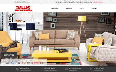 SALON NAMJEŠTAJA DALLAS MONT PODGORICA