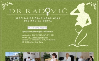 Dr Jadranka Radović BUDVA  CRNA GORA
