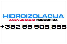 HIDROIZOLACIJE PODGORICA
